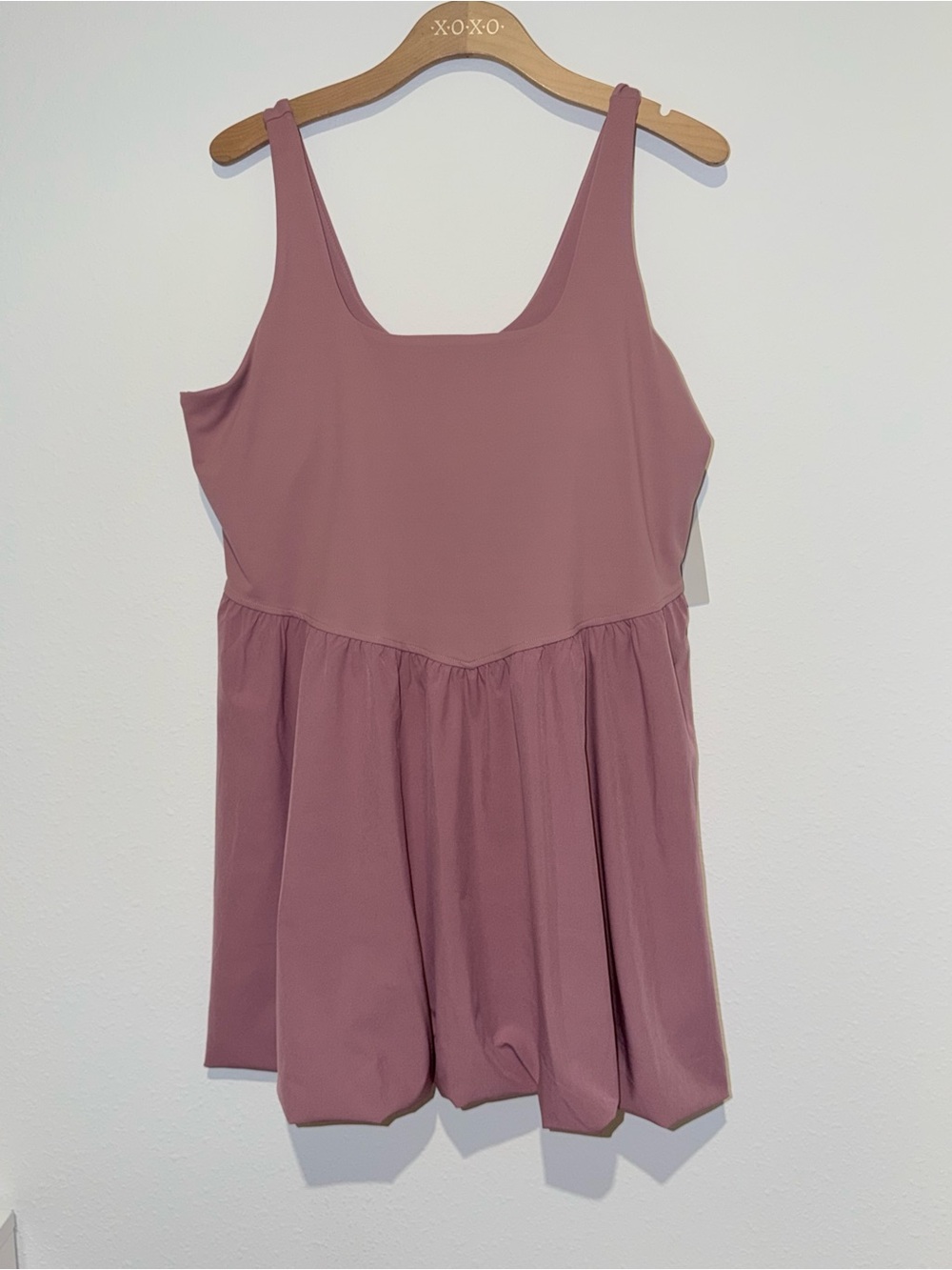 NEW Z by Zella Pink Outscore Hybrid Bubble Hem Dress Size XL